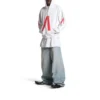 Music Archive Series Connected Zip Up Medium Fit Hettegensere «Light Grey Red» 744457TQVA61561