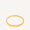 Nano mini link-choker for kvinner i skinnende gull