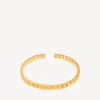 Nano mini link-choker for kvinner i skinnende gull
