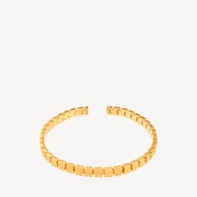 Nano mini link-choker for kvinner i skinnende gull