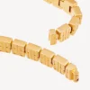 Nano mini link-choker for kvinner i skinnende gull