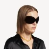 Nano mini link-choker for kvinner i skinnende gull