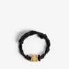Nano Ribbon BB-armbånd for kvinner i svart/skinnende gull