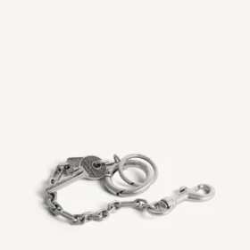 Neverlost-nøkkelring for menn i antikk sølv