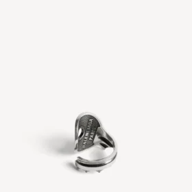 Neverlost-ring for menn i antikk sølv