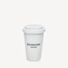 New York-kaffekopp i hvitt
