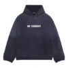 No Comment-hettegenser med vid passform «Navy Blue» 674986TLVG43967
