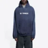 No Comment-hettegenser med vid passform «Navy Blue» 674986TLVG43967