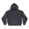 Offshore-hettegenser med glidelås, medium passform «Black Faded» 770939TPVM91568