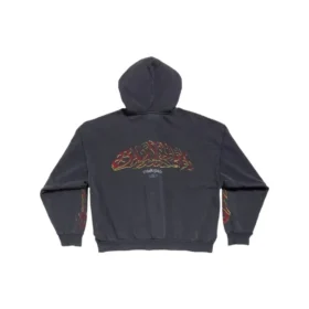 Offshore-hettegenser med glidelås, medium passform «Black Faded» 770939TPVM91568