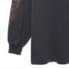 Offshore langermet T-skjorte, oversized «Black Faded» 739027TPVM81568