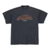 Offshore T-skjorte, oversized «Black Faded» 739028TPVM81568