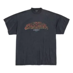 Offshore T-skjorte, oversized «Black Faded» 739028TPVM81568