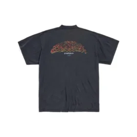 Offshore T-skjorte, oversized «Black Faded» 739028TPVM81568