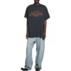 Offshore T-skjorte, oversized «Black Faded» 739028TPVM81568