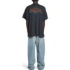 Offshore T-skjorte, oversized «Black Faded» 739028TPVM81568
