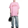 Offshore T-skjorte, oversized «Pink» 739028TPVM85960