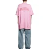 Offshore T-skjorte, oversized «Pink» 739028TPVM85960