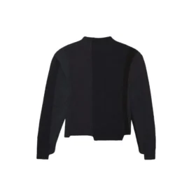Omstrukturert asymmetrisk strikket genser «Black» 657334T32011271