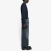 Omstrukturert asymmetrisk strikket genser «Black» 657334T32011271