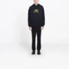 Oversized BB-hettegenser i interlock «Black Yellow» 578138TEV191361