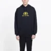 Oversized BB-hettegenser i interlock «Black Yellow» 578138TEV191361