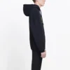 Oversized BB-hettegenser i interlock «Black Yellow» 578138TEV191361