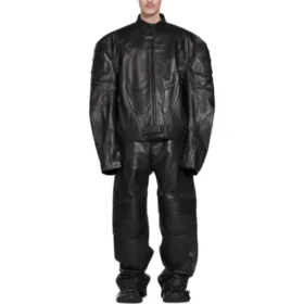 Oversized bikerjakke «Black» 744983TOS141000