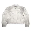 Oversized bikerjakke «White» 744983TOS149012