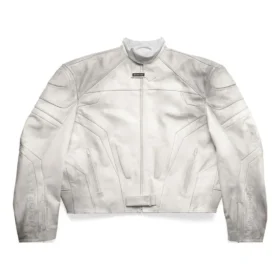 Oversized bikerjakke «White» 744983TOS149012