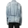 Oversized Cut-Up Ring-Denim-jakke «Blå» 697779TMW264437