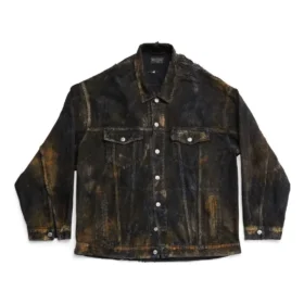 Oversized Denim Jakke «Svart» 748022TBP471363