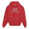 Oversized-hettegenser i bomull med BB-logo «Red» 547765TCV316400