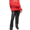 Oversized-hettegenser i bomull med BB-logo «Red» 547765TCV316400
