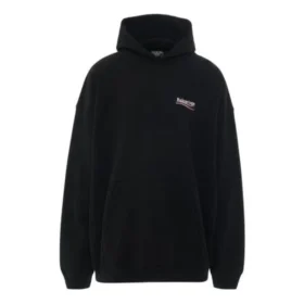 Oversized-hettegenser med brodert Political Campaign «Black» 620973TKVI91070