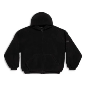 Oversized hettegenser med glidelås «Black» 768694TKQ261000 Oversized hettegenser med glidelås «Black» 768694TKQ261000