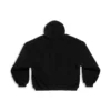 Oversized hettegenser med glidelås «Black» 768694TKQ261000