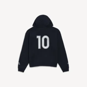 Oversized hettegenser med glidelås for menn i svart Oversized hettegenser med glidelås for menn i svart