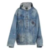 Oversized jakke med hette «Blue» 719315TNW56-4268