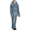 Oversized jakke med hette «Blue» 719315TNW56-4268