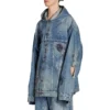 Oversized jakke med hette «Blue» 719315TNW56-4268