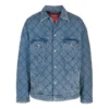 Oversized polstret Denim-jakke «Blue» 646923TDW154762