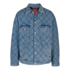 Oversized polstret Denim-jakke «Blue» 646923TDW154762