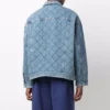 Oversized polstret Denim-jakke «Blue» 646923TDW154762