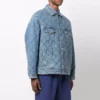 Oversized polstret Denim-jakke «Blue» 646923TDW154762