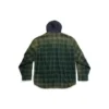 Oversized-skjorte med hette «Green» 746369TOM213328