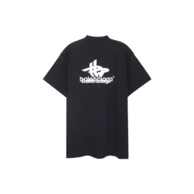 Oversized sports-T-skjorte med lag på lag «Black White» 739028TPVF21070