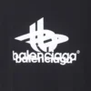 Oversized sports-T-skjorte med lag på lag «Black White» 739028TPVF21070