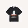 Oversized T-skjorte for menn fra «The Door» i svart