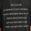 Oversized T-skjorte for menn fra The Song of the Highest Tower i svart